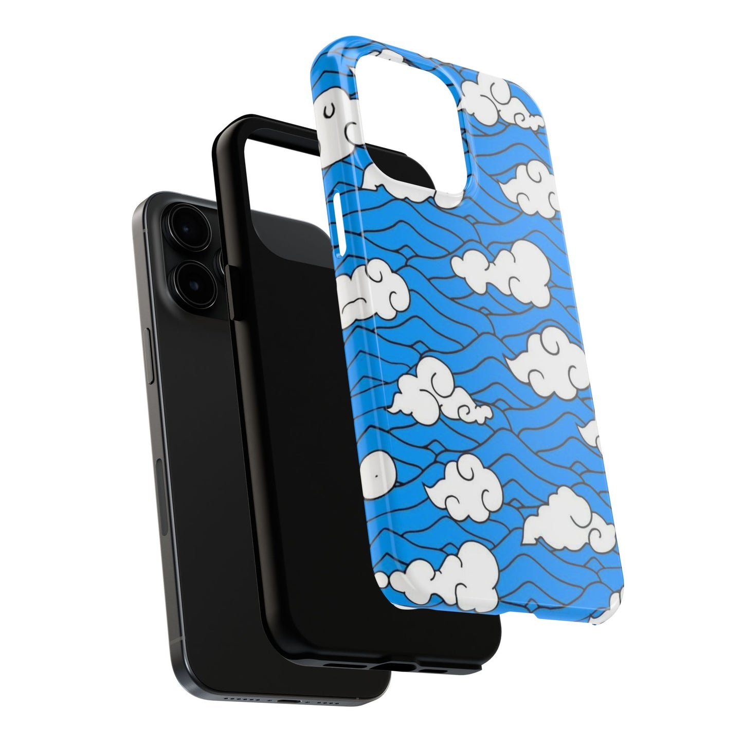 Cartoon Clouds Pattern Phone Case