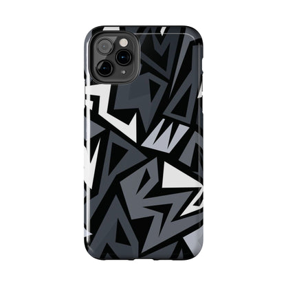 Abstract Black Pattern Phone Case