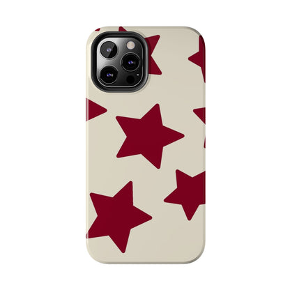 Stellar Red Pattern Phone Case