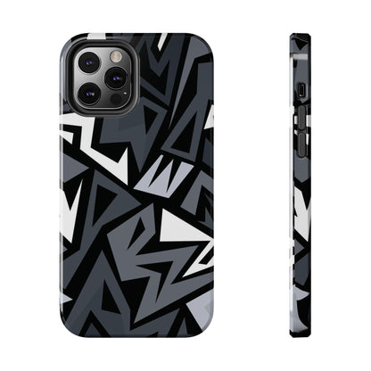 Abstract Black Pattern Phone Case