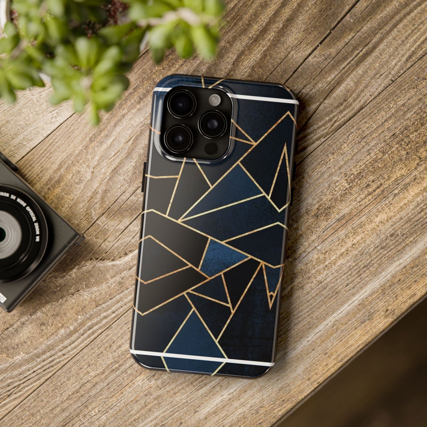 Midnight Geometrics Pattern Phone Case