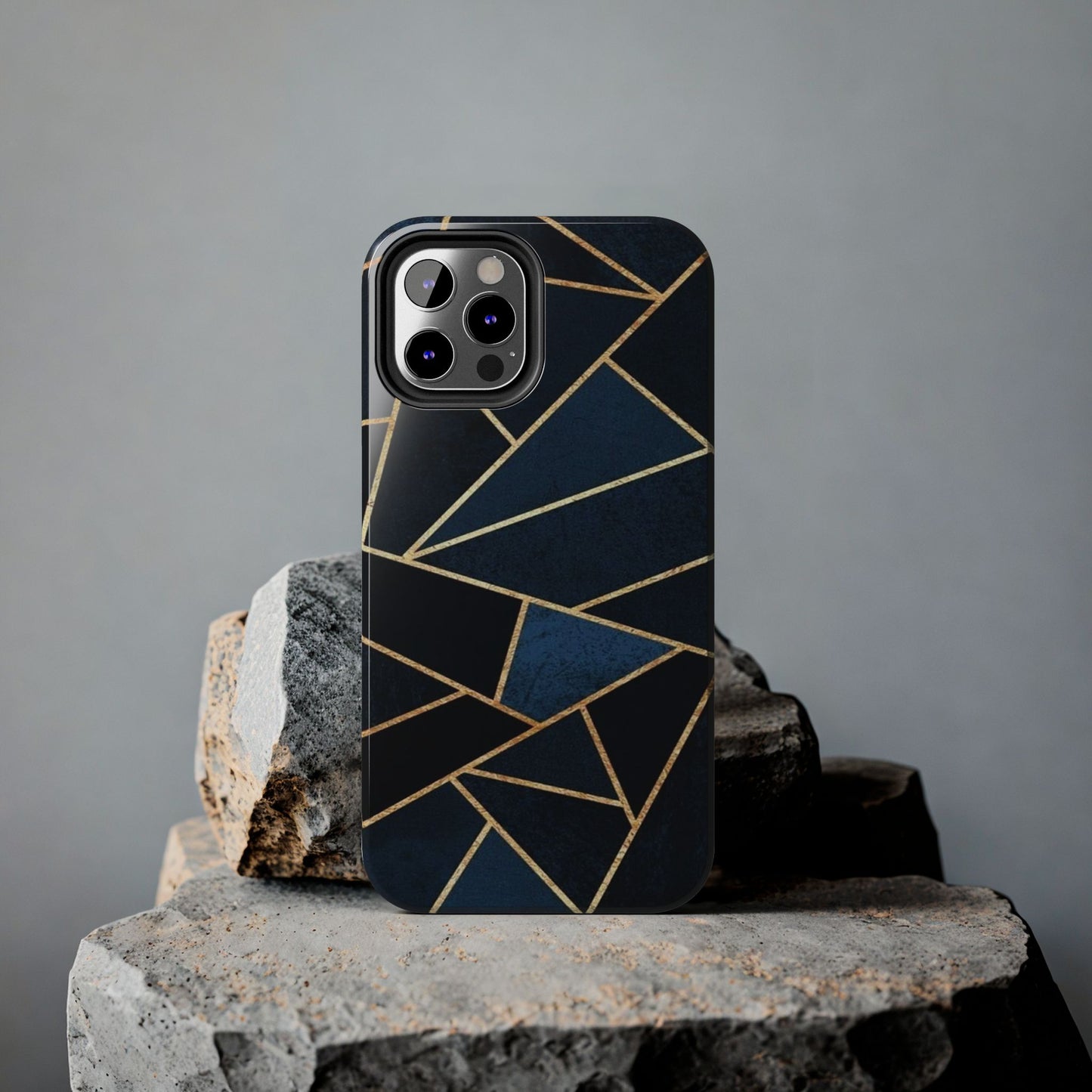 Midnight Geometrics Pattern Phone Case