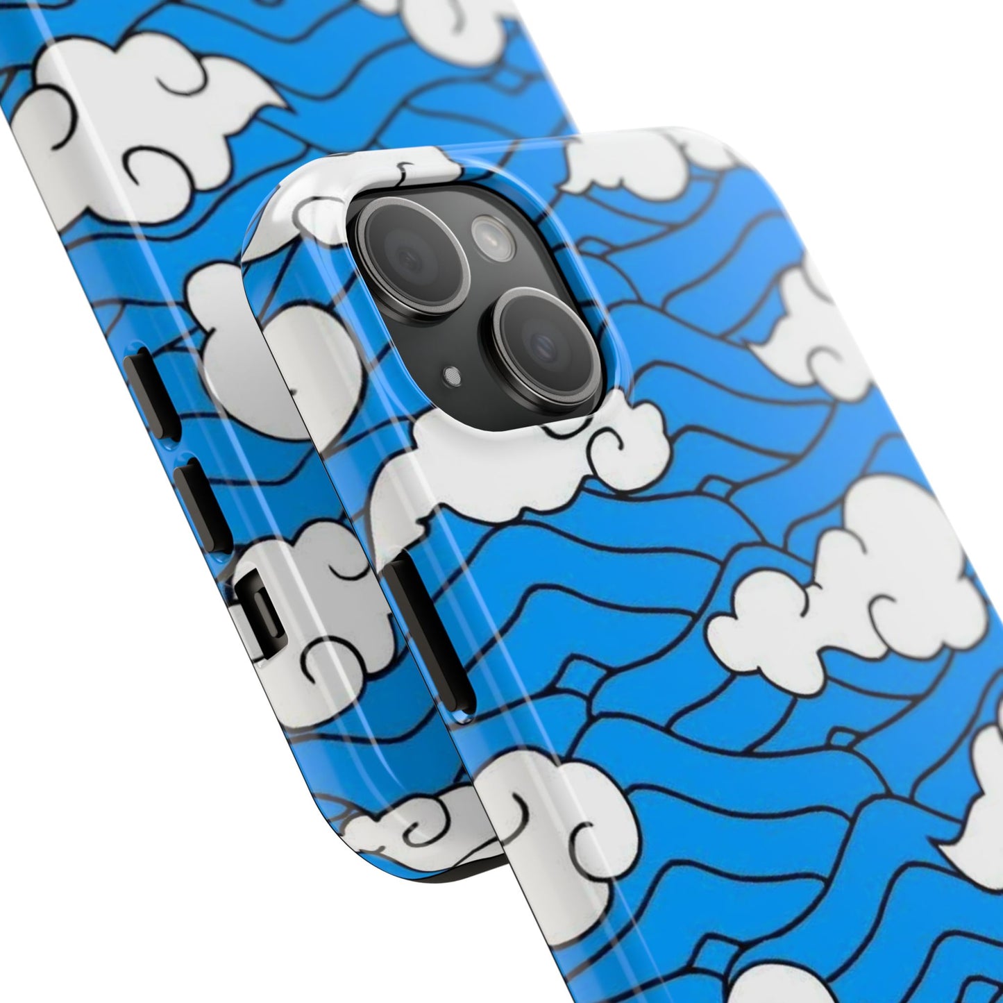 Cartoon Clouds Pattern Phone Case