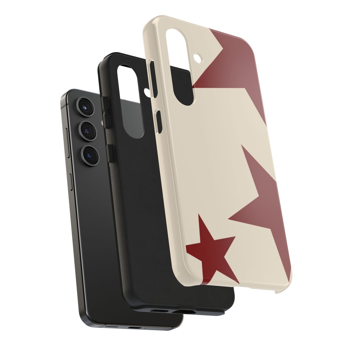 Stellar Red Pattern Phone Case