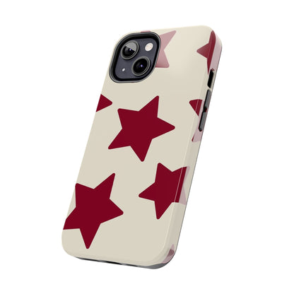 Stellar Red Pattern Phone Case