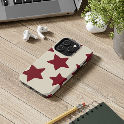 Stellar Red Pattern Phone Case