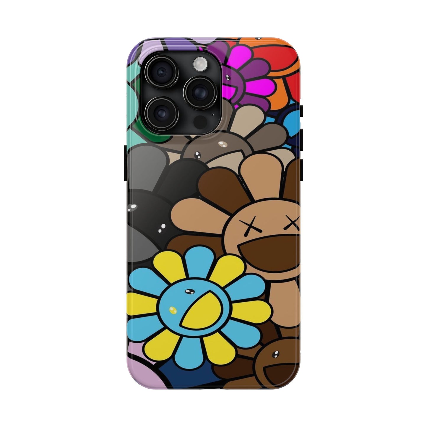 Rainbow Smiles Bloom Pattern Phone Case