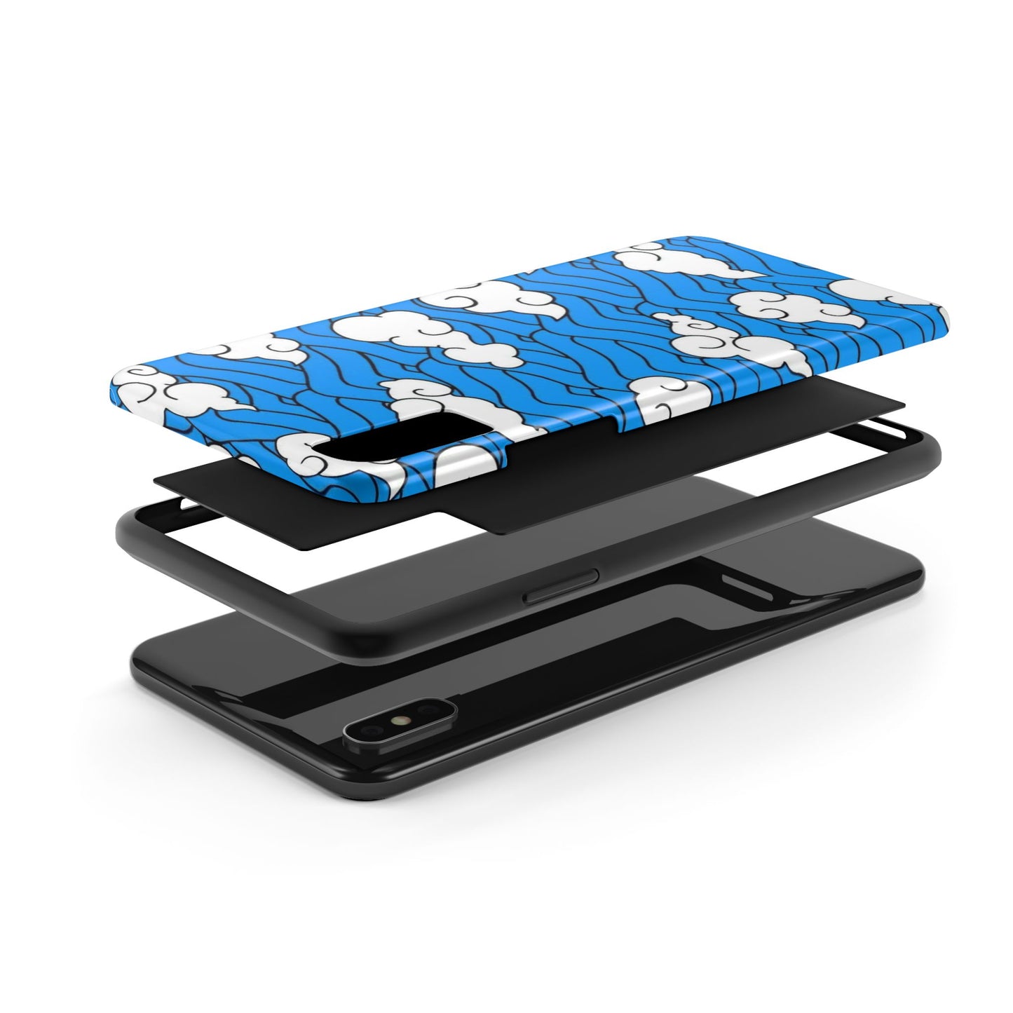 Cartoon Clouds Pattern Phone Case