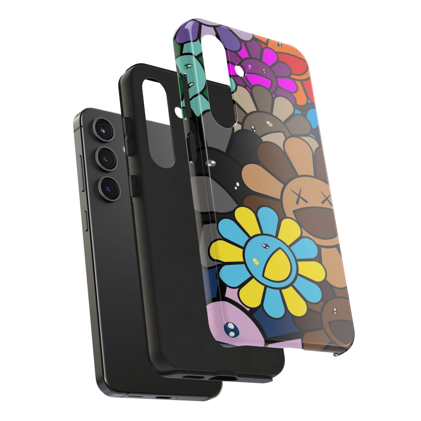 Rainbow Smiles Bloom Pattern Phone Case
