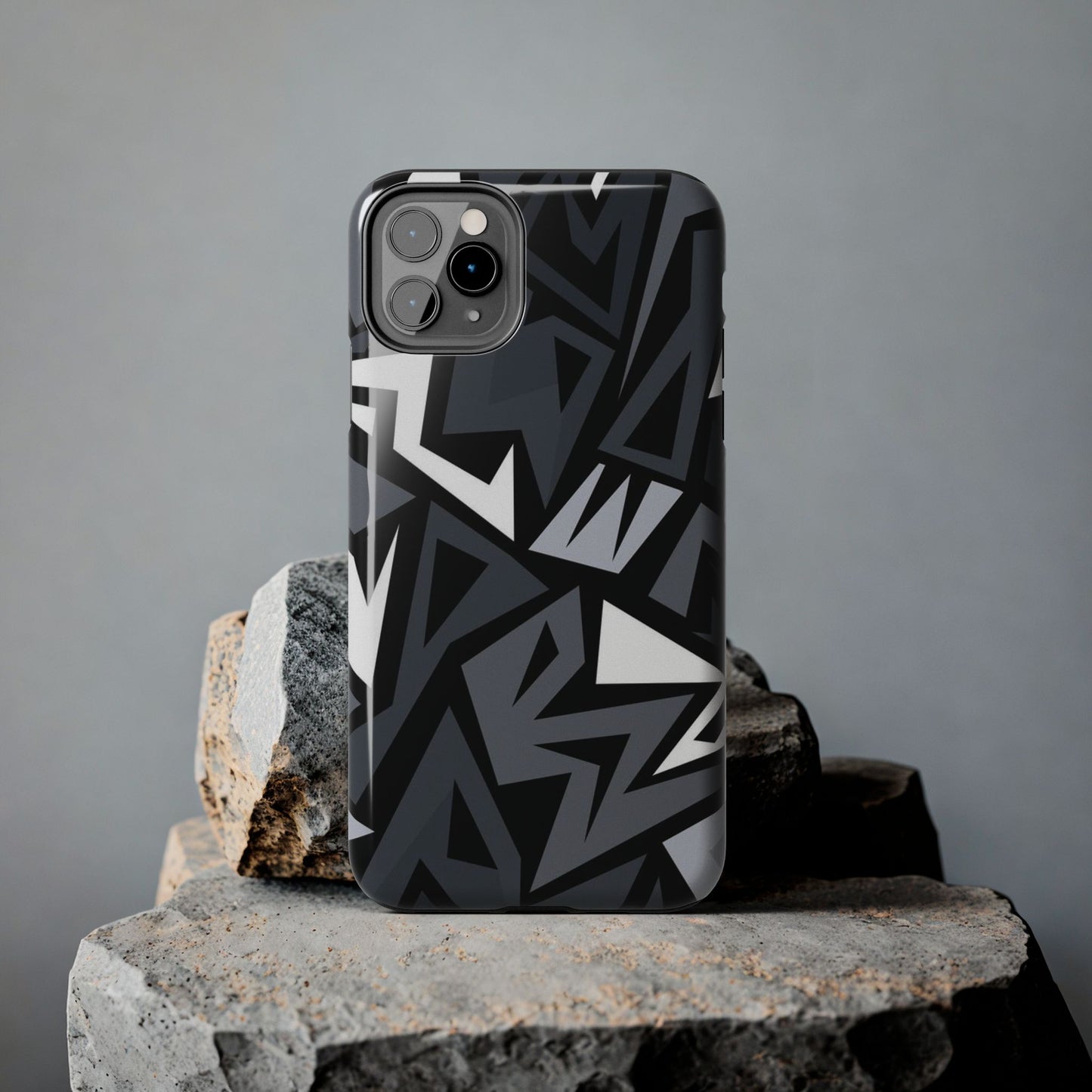 Abstract Black Pattern Phone Case