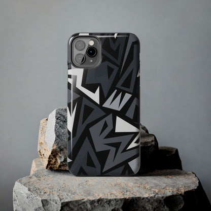 Abstract Black Pattern Phone Case