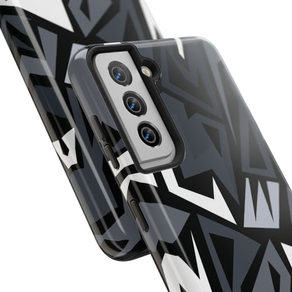 Abstract Black Pattern Phone Case