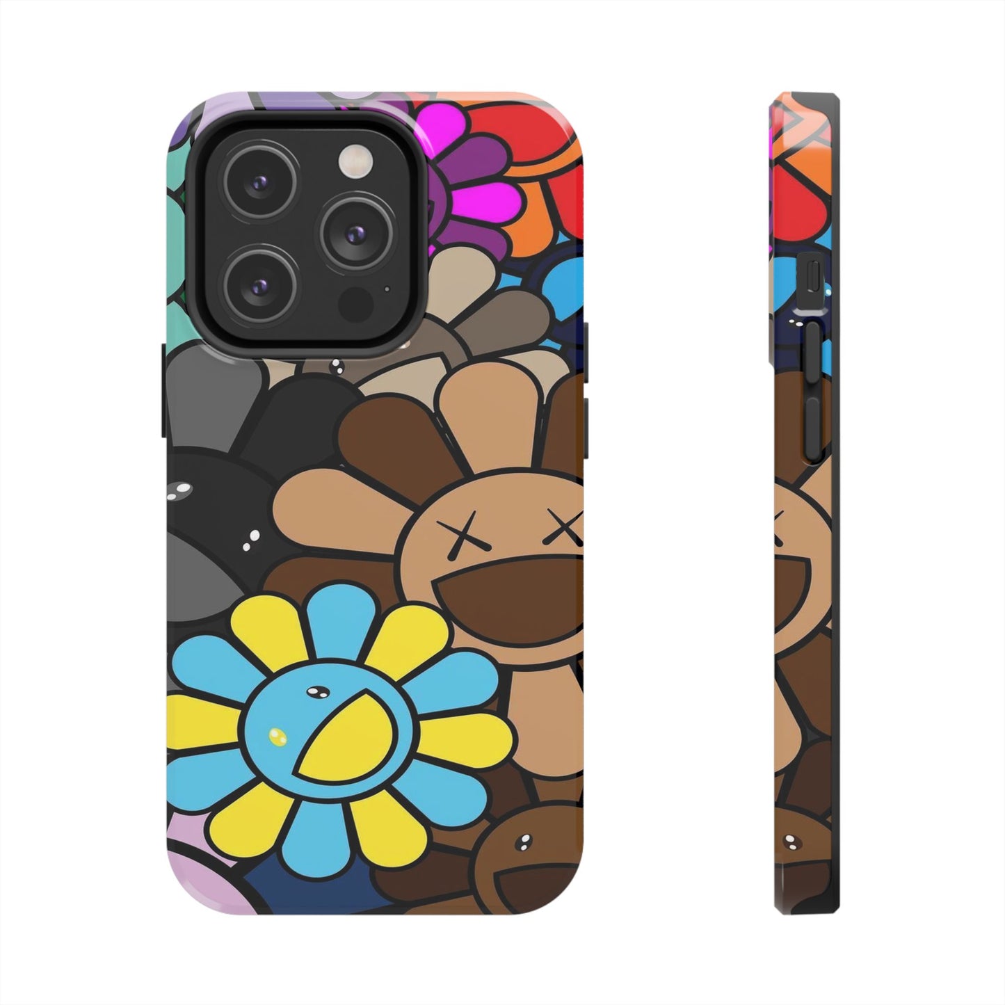 Rainbow Smiles Bloom Pattern Phone Case