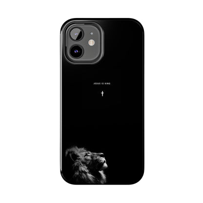 Jesus is King Lion Phone Case