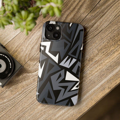 Abstract Black Pattern Phone Case