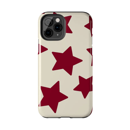 Stellar Red Pattern Phone Case