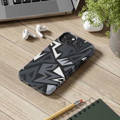 Abstract Black Pattern Phone Case