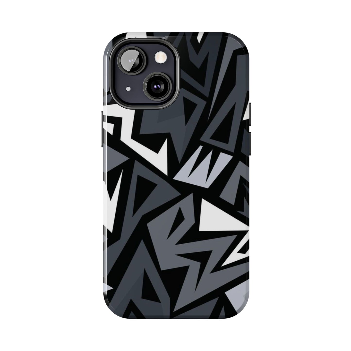 Abstract Black Pattern Phone Case