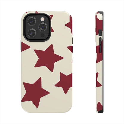 Stellar Red Pattern Phone Case