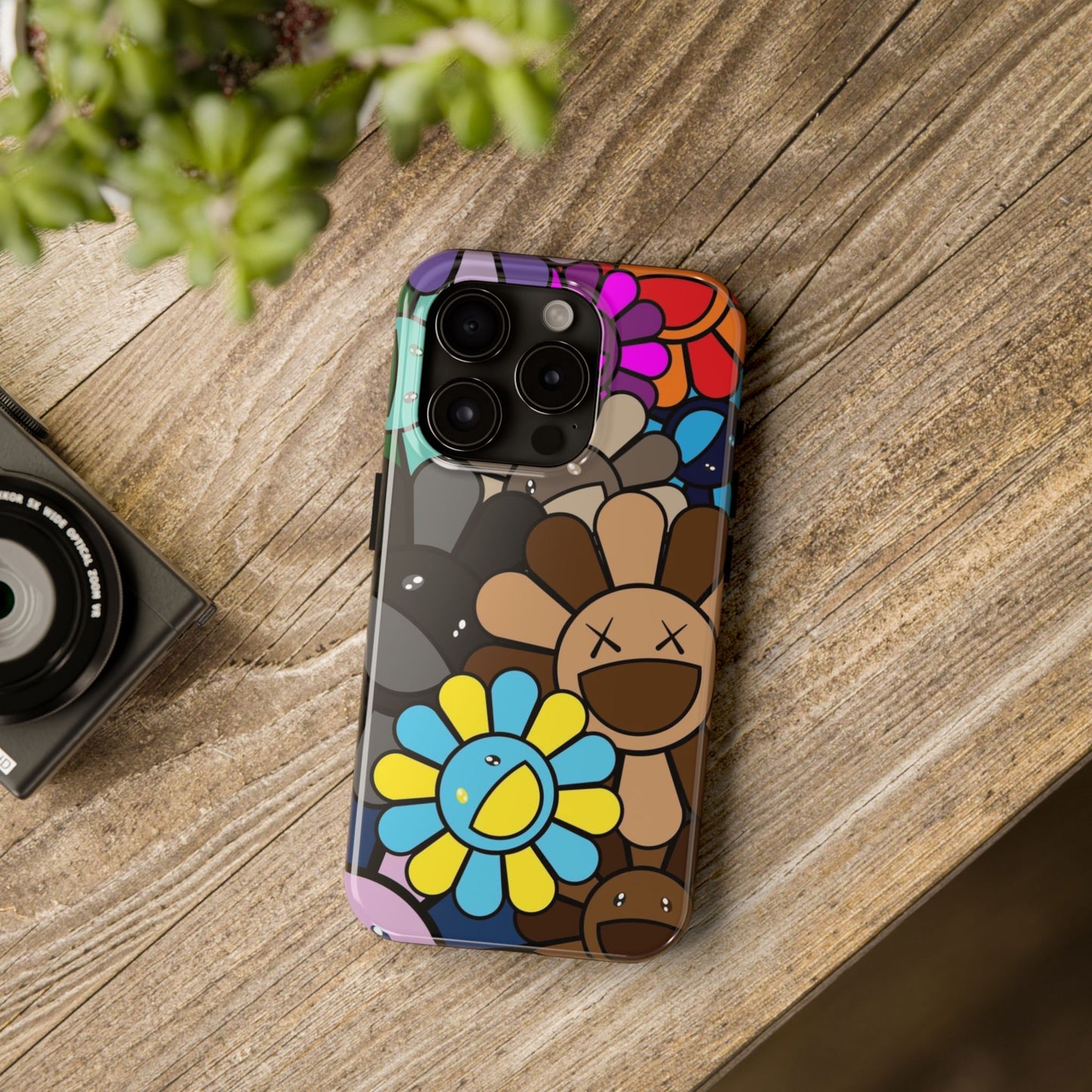 Rainbow Smiles Bloom Pattern Phone Case