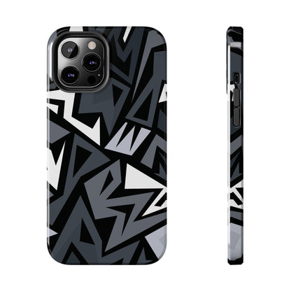Abstract Black Pattern Phone Case