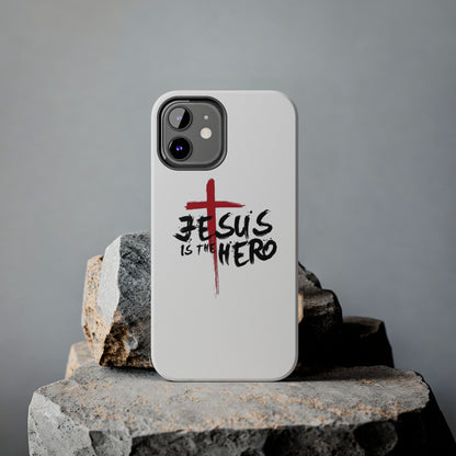 Jesus Is The Hero Phone Case