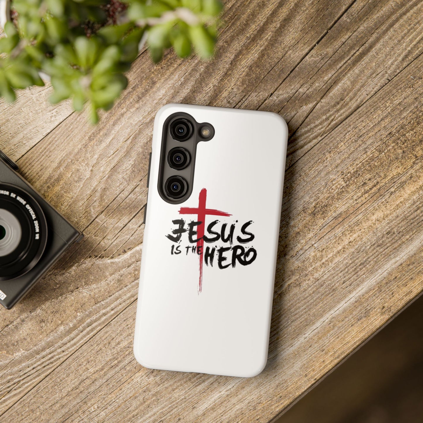 Jesus Is The Hero Phone Case