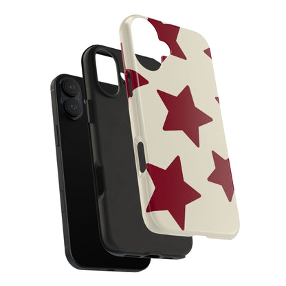 Stellar Red Pattern Phone Case