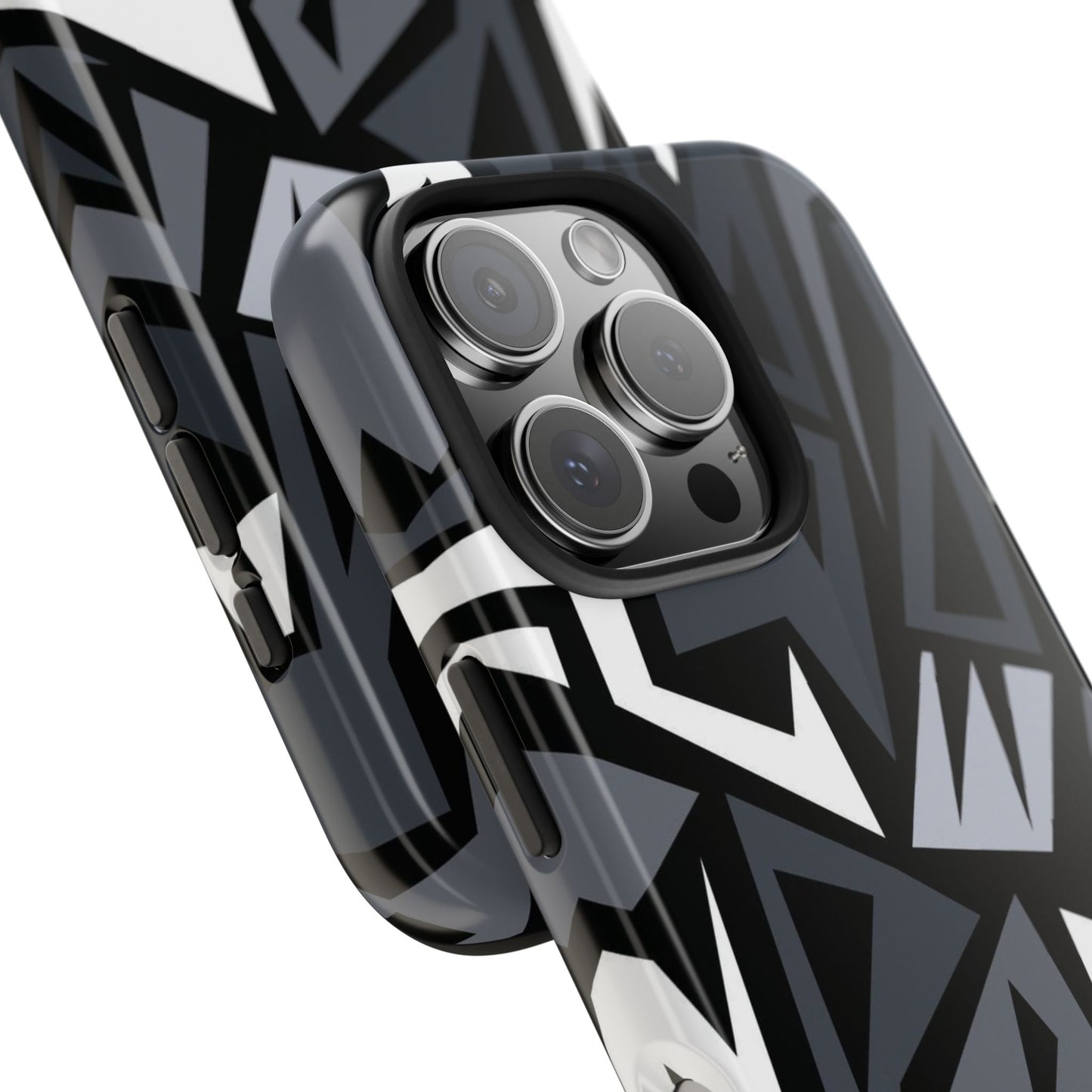 Abstract Black Pattern Phone Case