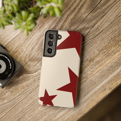 Stellar Red Pattern Phone Case