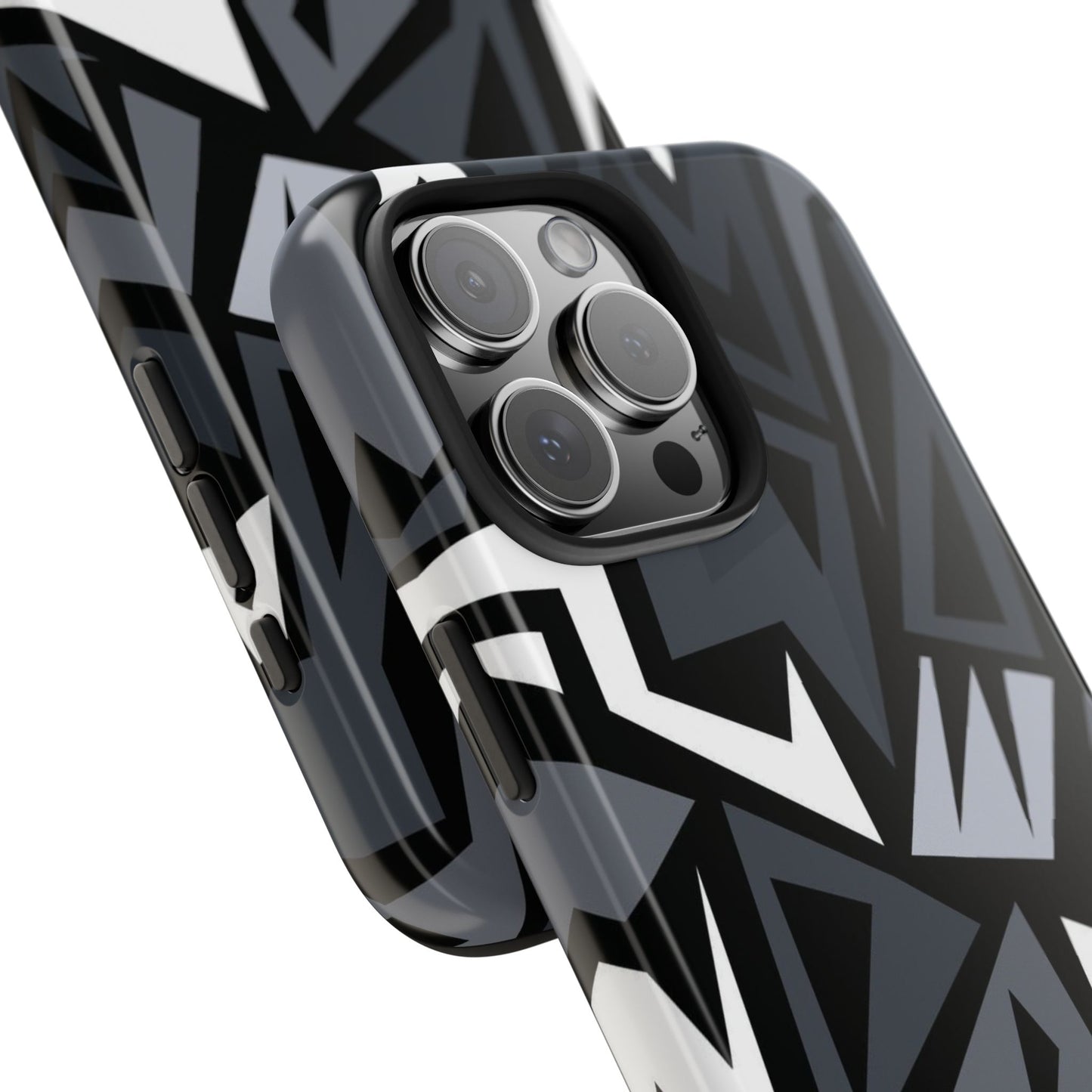 Abstract Black Pattern Phone Case