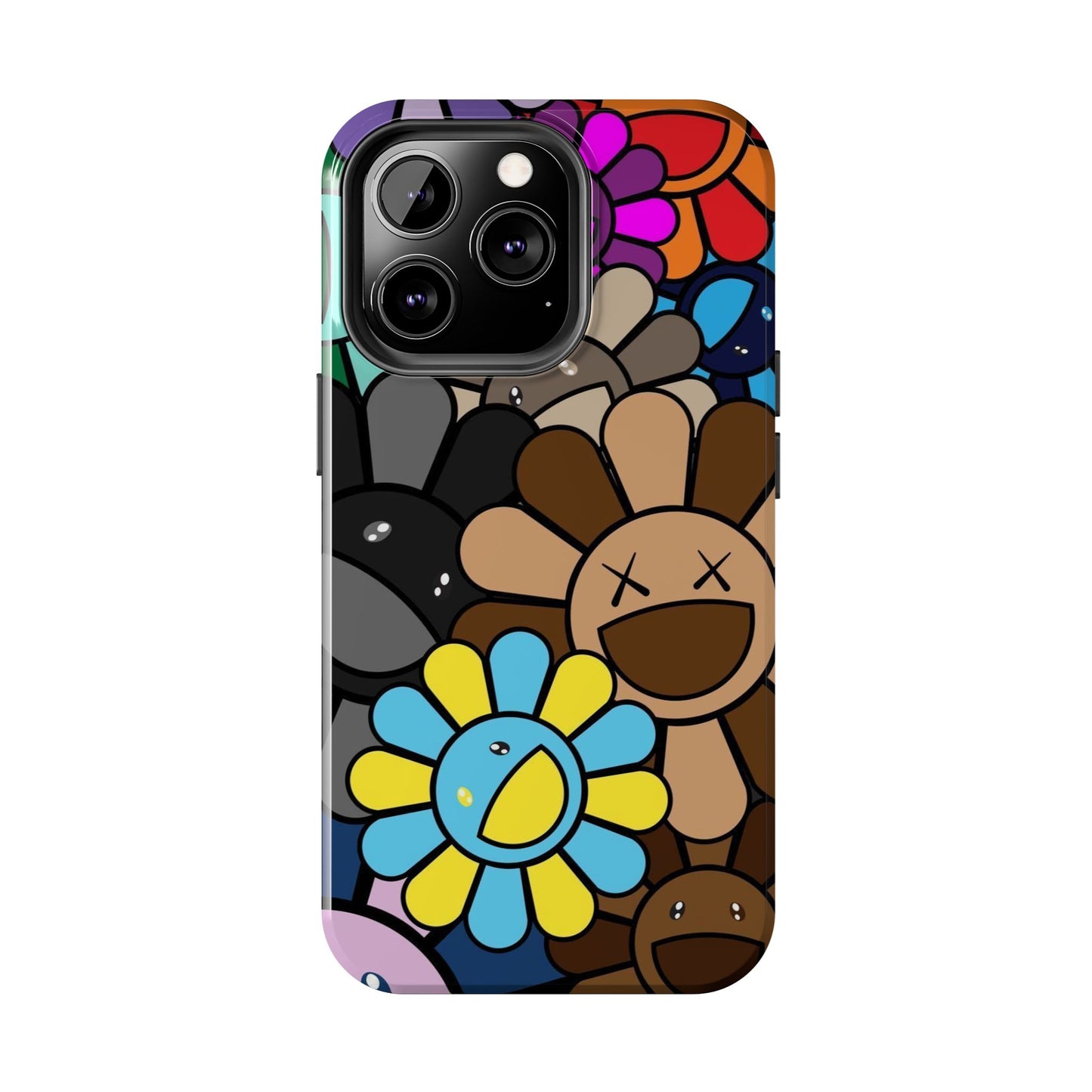 Rainbow Smiles Bloom Pattern Phone Case