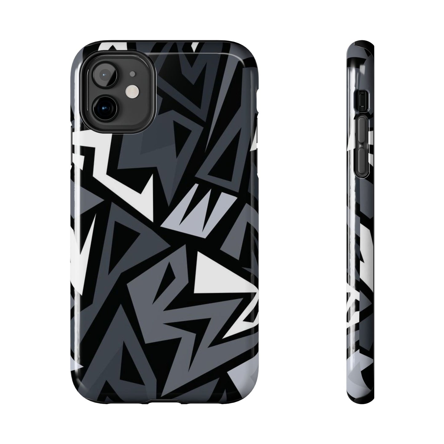 Abstract Black Pattern Phone Case