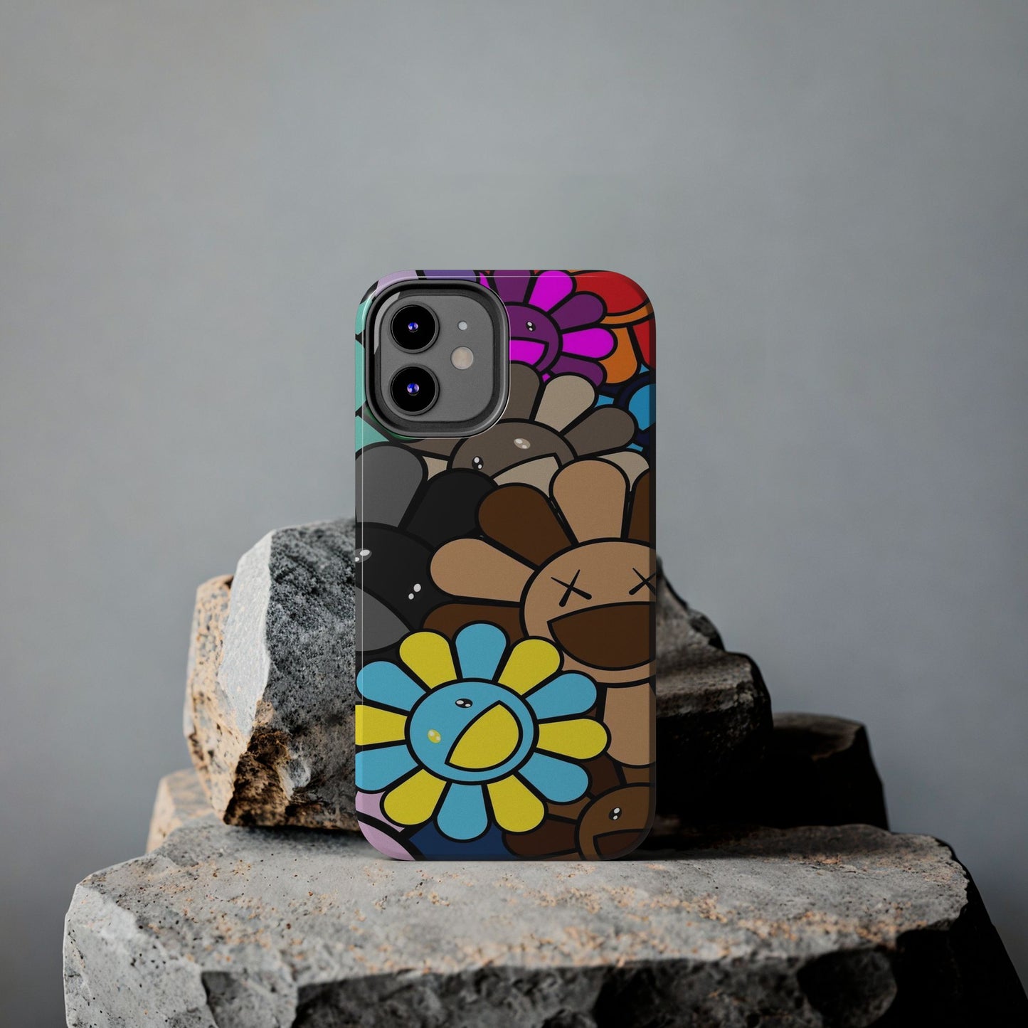 Rainbow Smiles Bloom Pattern Phone Case