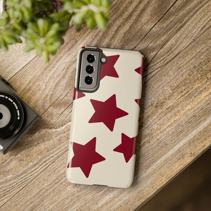 Stellar Red Pattern Phone Case