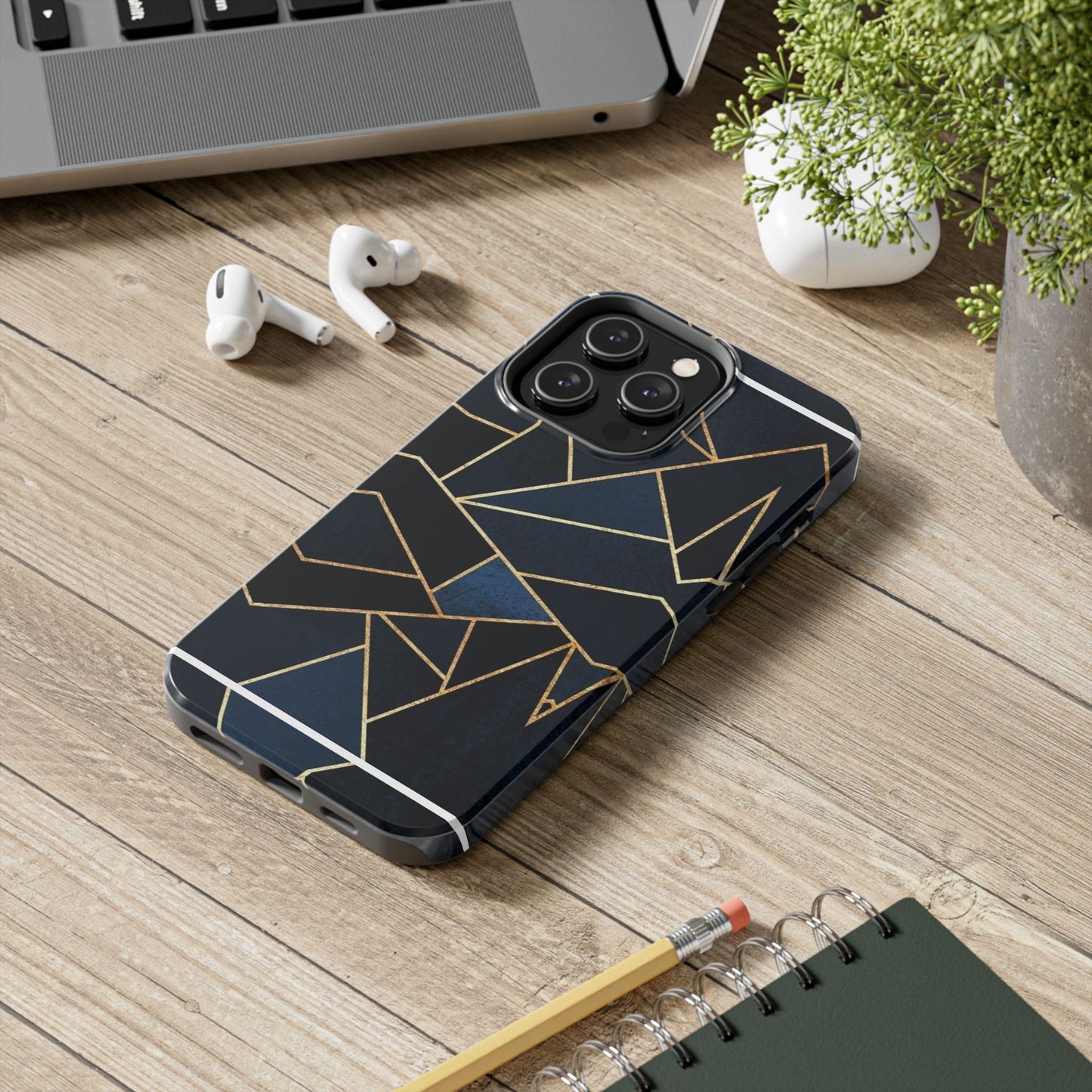 Midnight Geometrics Pattern Phone Case