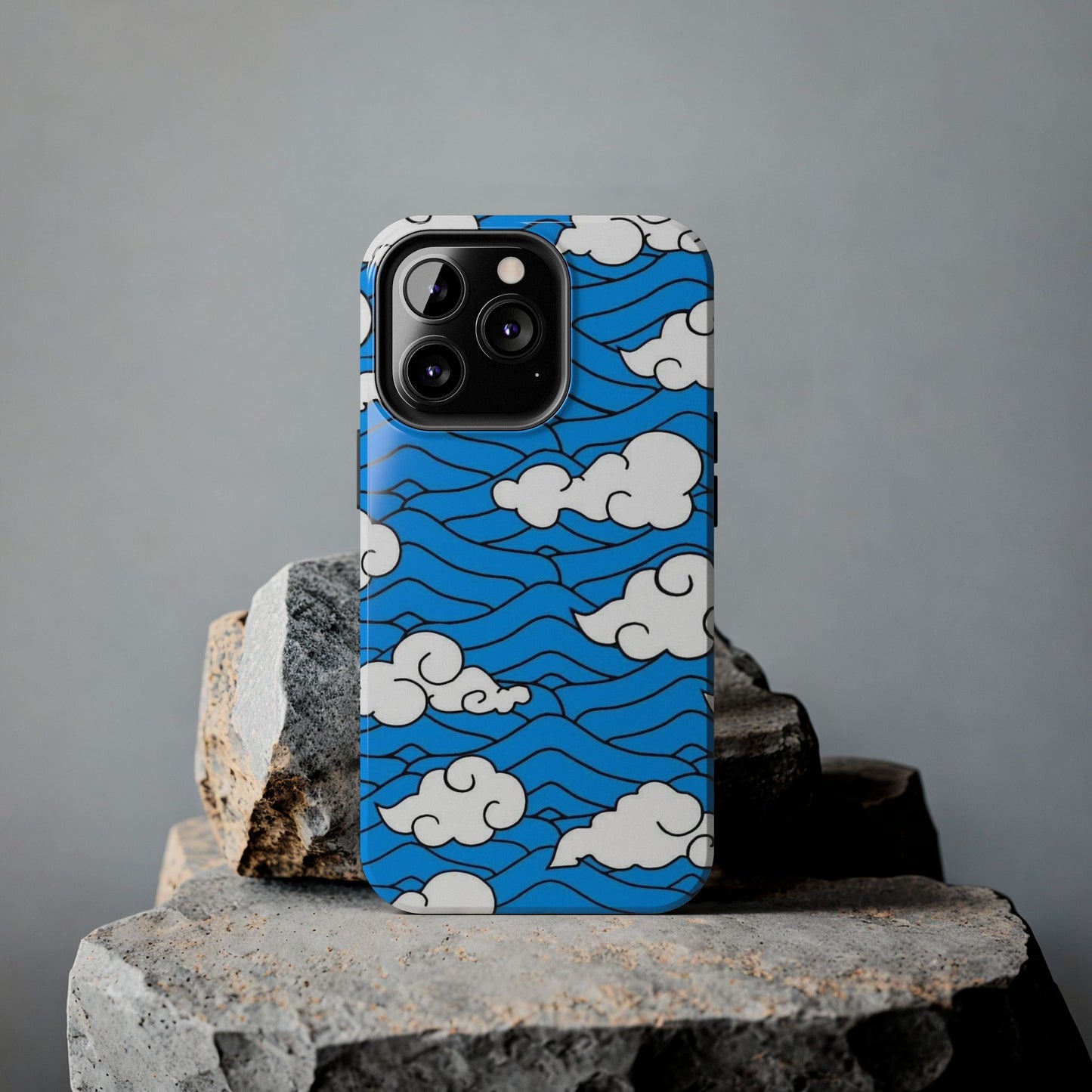 Cartoon Clouds Pattern Phone Case