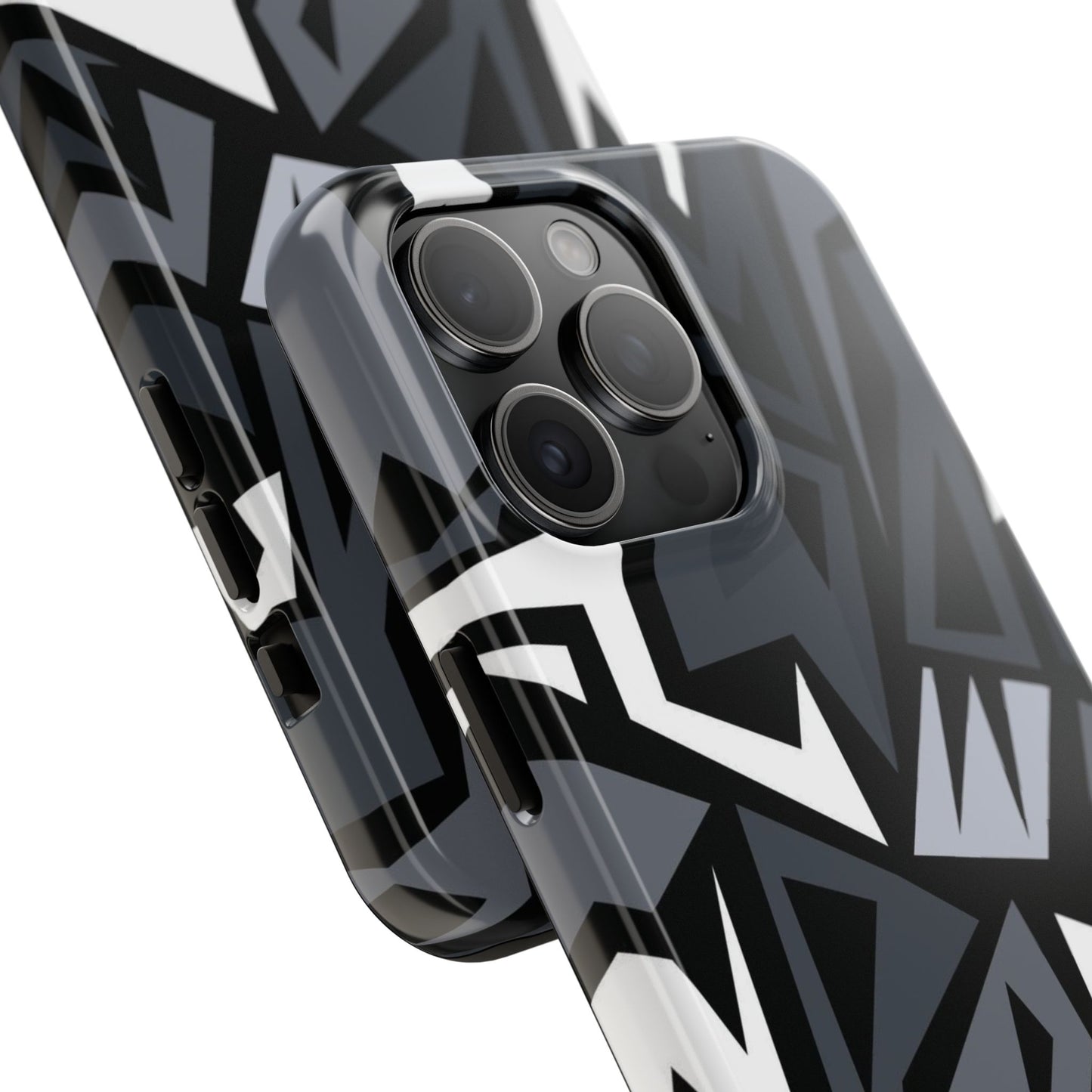 Abstract Black Pattern Phone Case