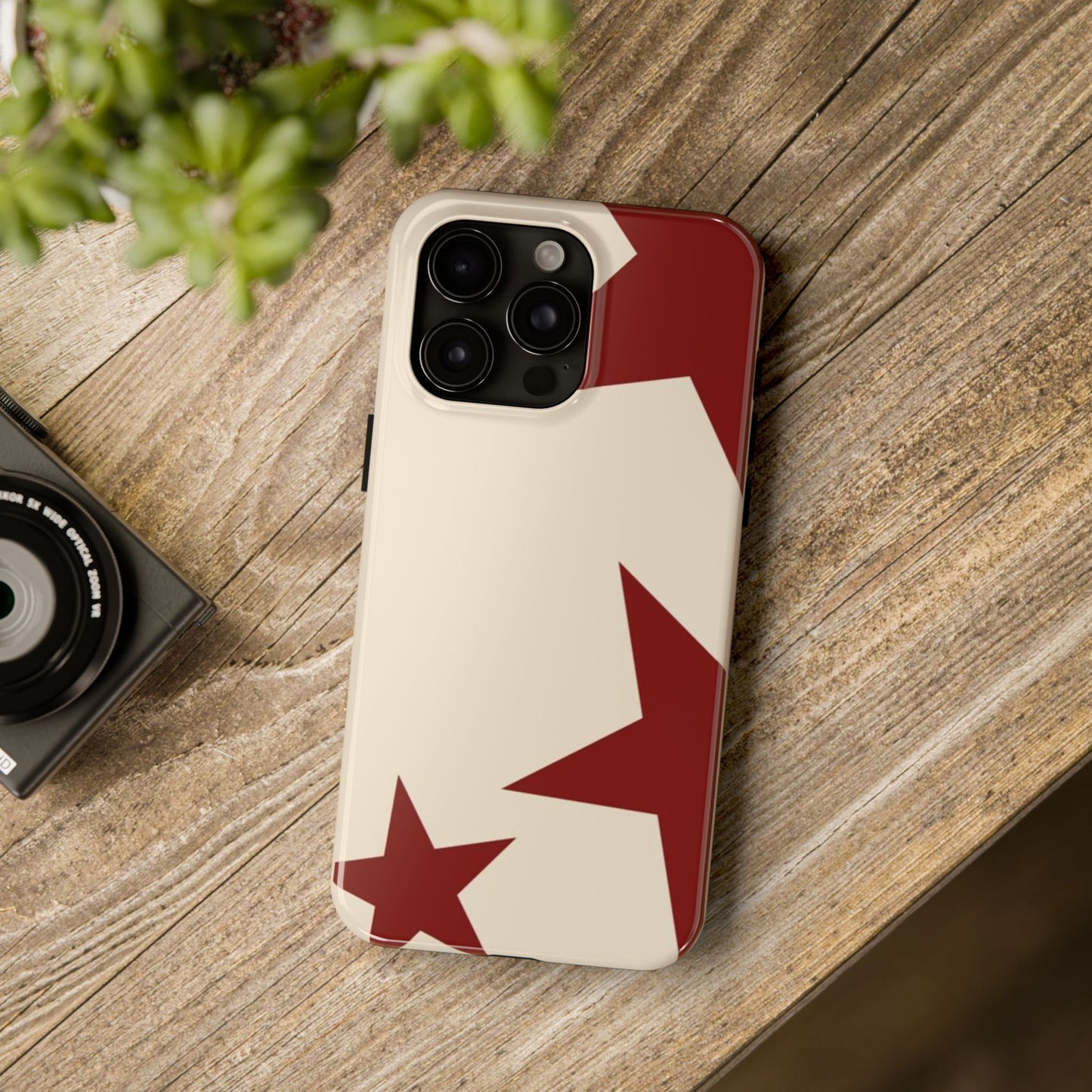 Stellar Red Pattern Phone Case