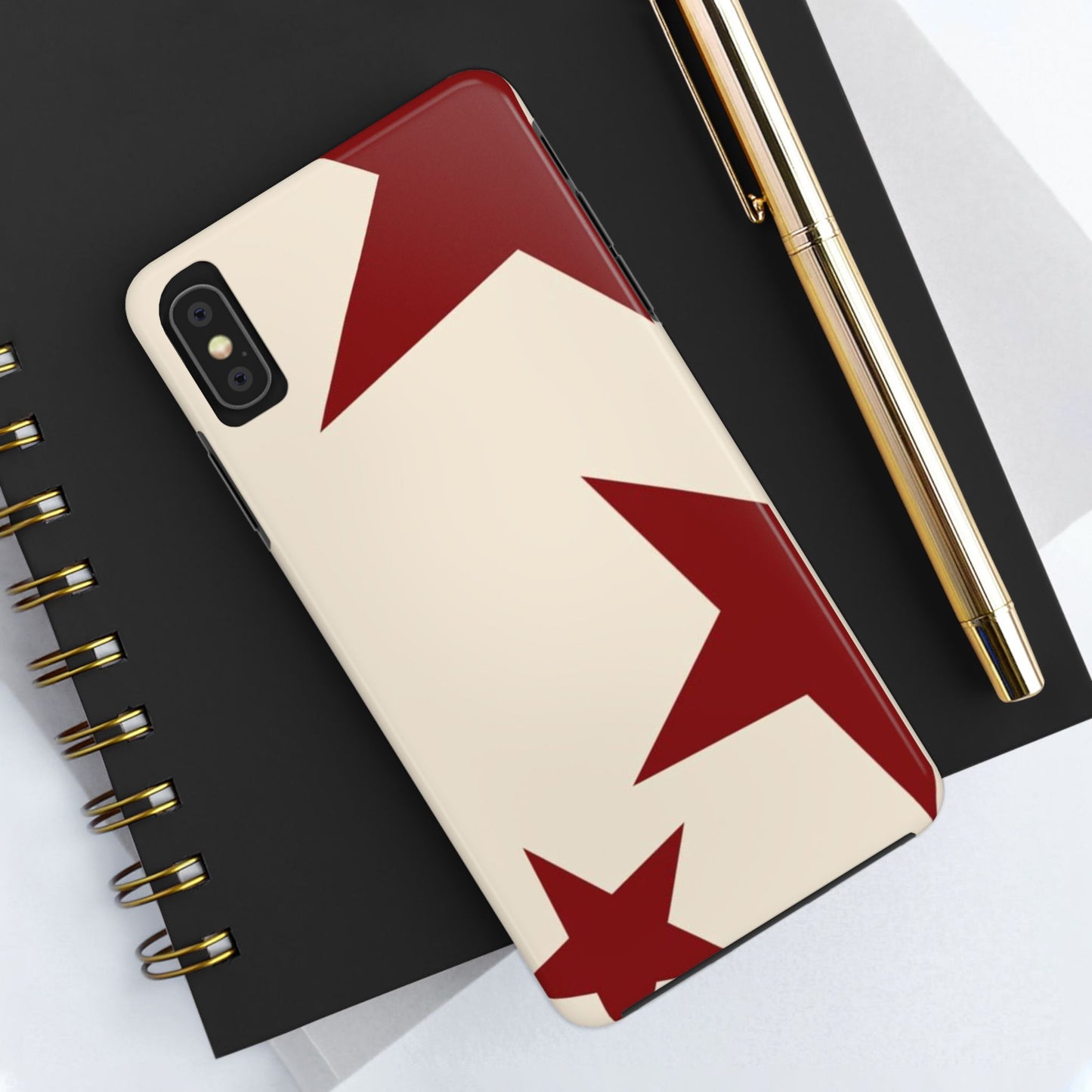 Stellar Red Pattern Phone Case