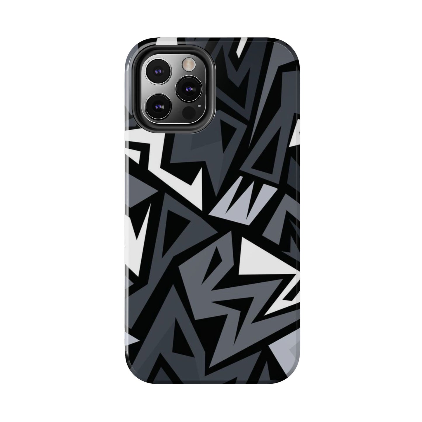 Abstract Black Pattern Phone Case