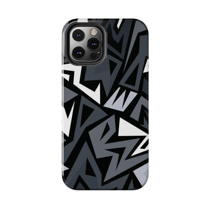 Abstract Black Pattern Phone Case