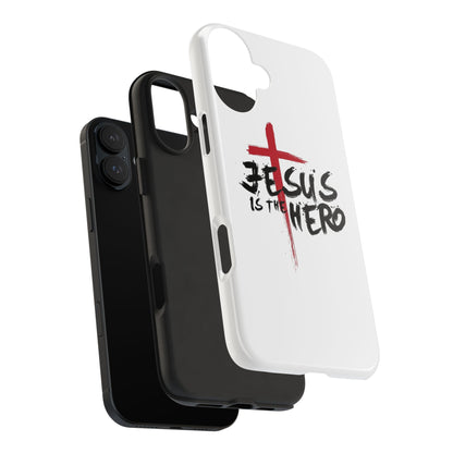 Jesus Is The Hero Phone Case