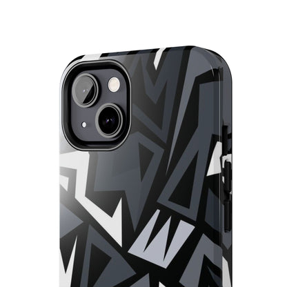 Abstract Black Pattern Phone Case