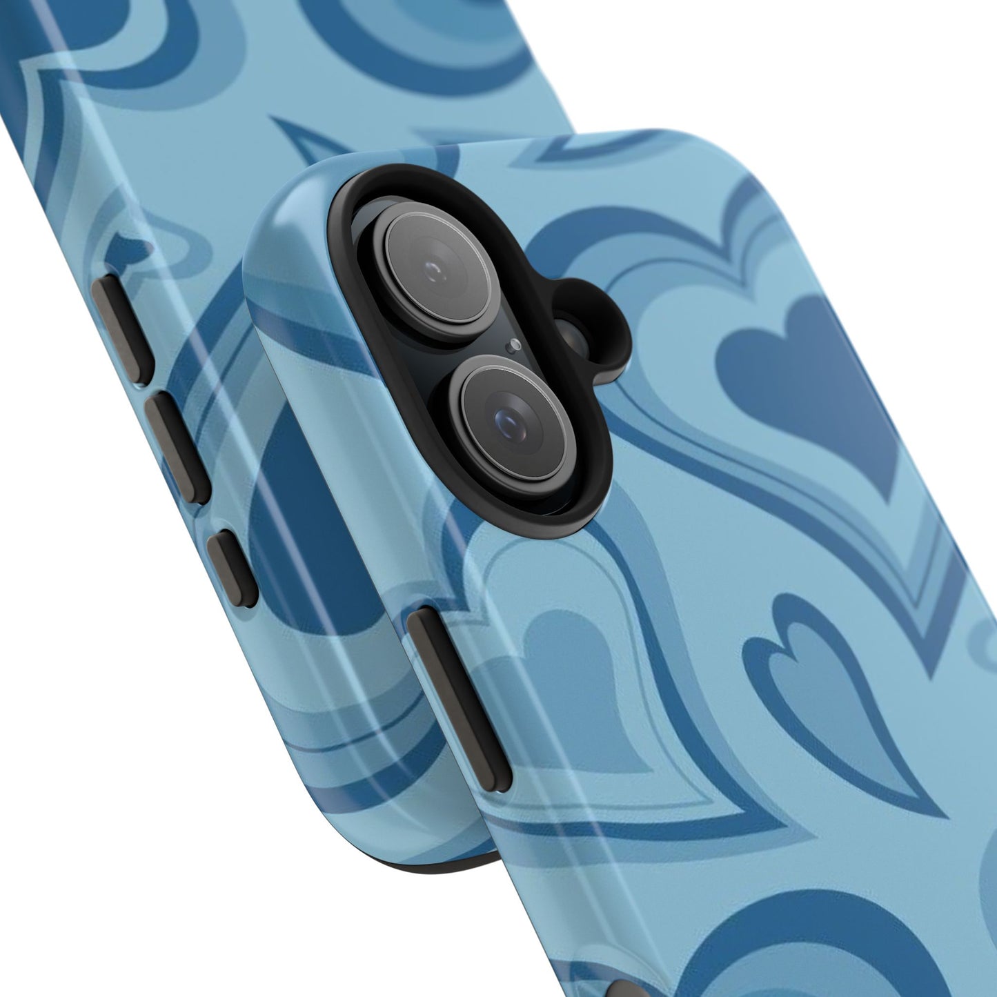 Blue Hearts Pattern Phone Case