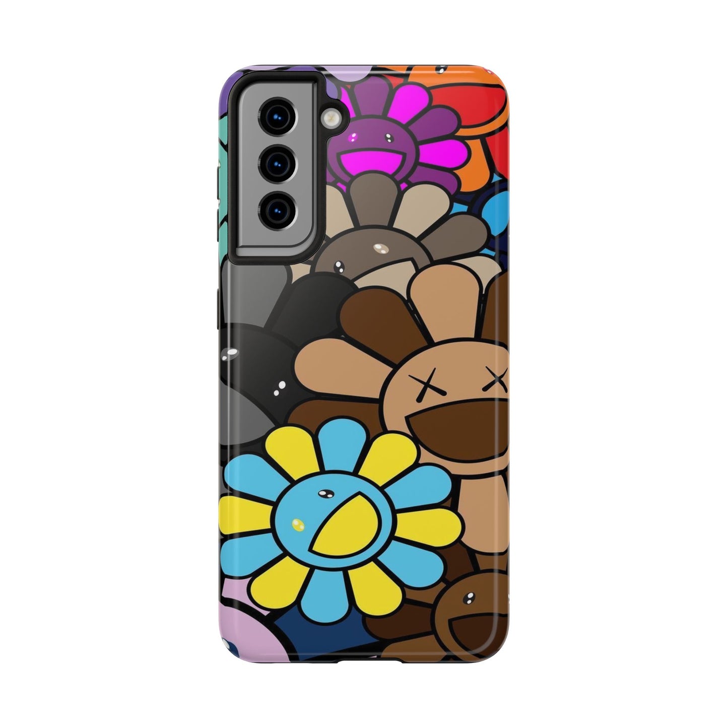 Rainbow Smiles Bloom Pattern Phone Case