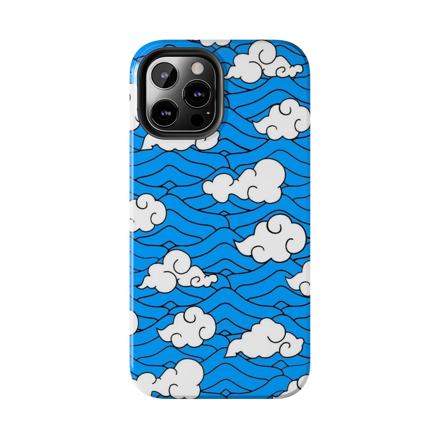 Cartoon Clouds Pattern Phone Case