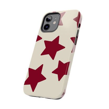 Stellar Red Pattern Phone Case