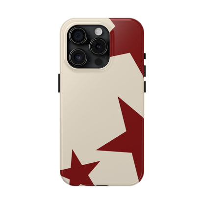 Stellar Red Pattern Phone Case