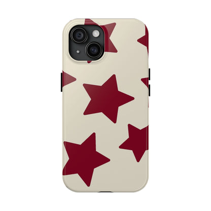 Stellar Red Pattern Phone Case